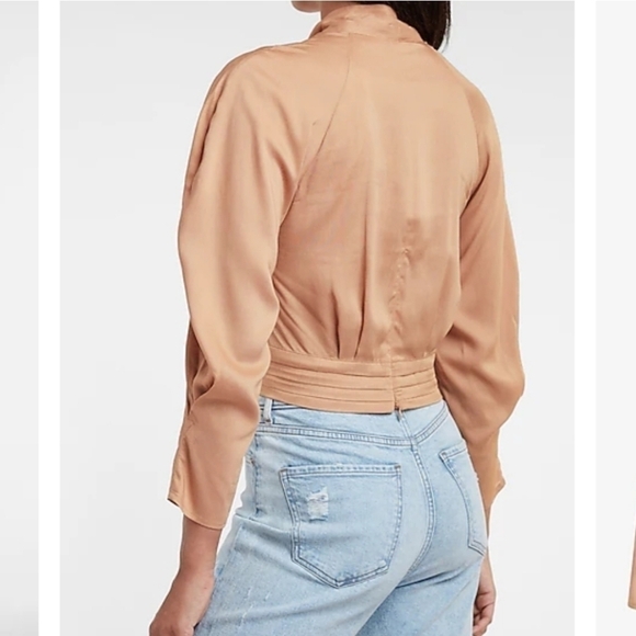 Express solid wrap front top in copper. - Picture 2 of 7